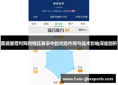 莫德里奇对阵阿根廷赛事中的攻防作用与战术影响深度剖析